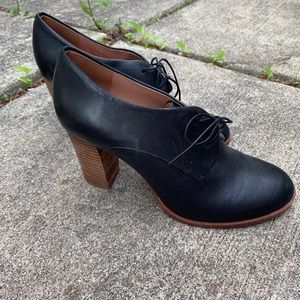 Madewell oxford block heels